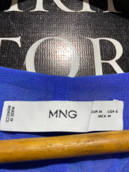 MNG |S| BUST 16| A6| ROYAL BLUE TROPICAL FLORAL MAXI DRESS