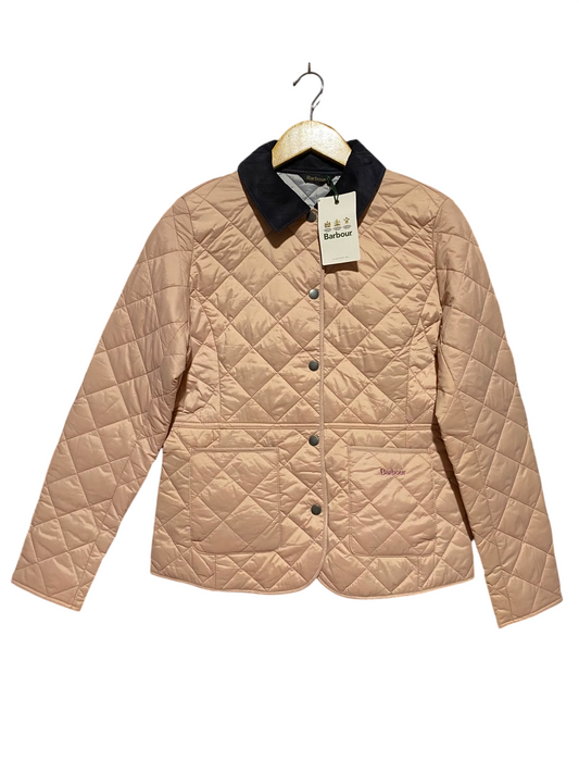 BARBOUR |S| BUST 19| A7| DIAMOND QUILTED JACKET WITH CONTRAST CORDUROY COLLAR