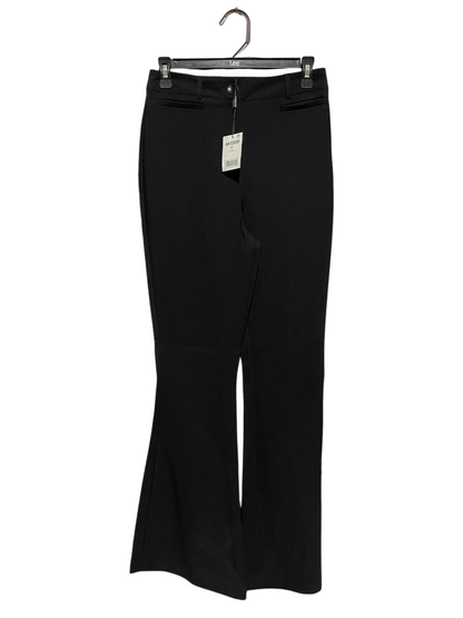 NEXT |S| WAIST 26| A7| BLACK HIGH-WAISTED FLARED TAILORED TROUSERS
