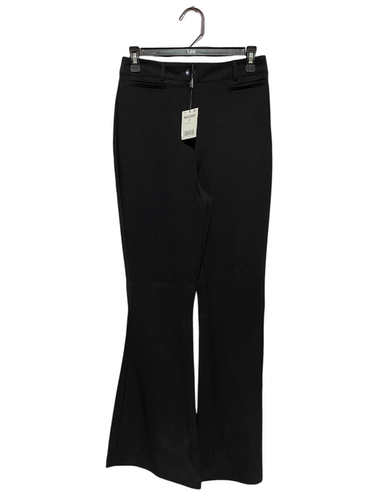 NEXT |S| WAIST 26| A7| BLACK HIGH-WAISTED FLARED TAILORED TROUSERS