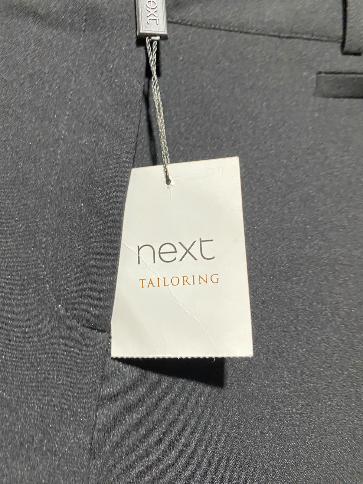 NEXT |S| WAIST 26| A7| BLACK HIGH-WAISTED FLARED TAILORED TROUSERS
