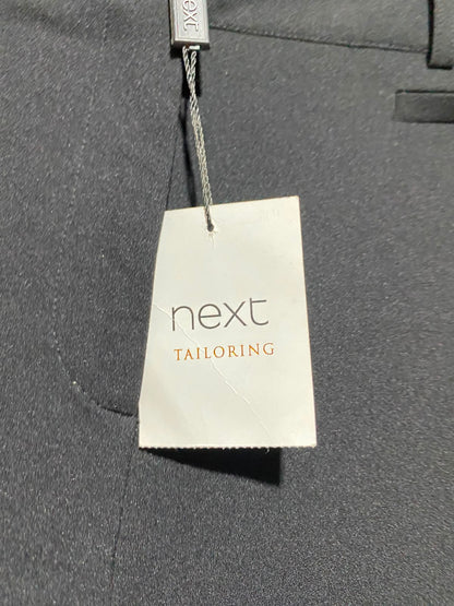NEXT |S| WAIST 26| A7| BLACK HIGH-WAISTED FLARED TAILORED TROUSERS