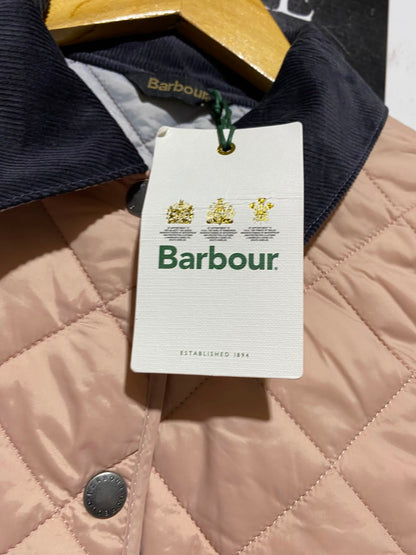 BARBOUR |S| BUST 19| A7| DIAMOND QUILTED JACKET WITH CONTRAST CORDUROY COLLAR