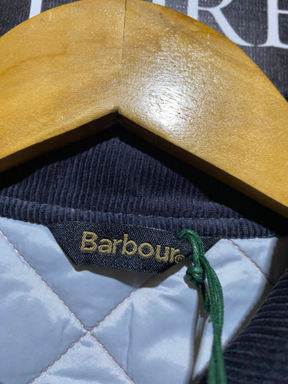 BARBOUR |S| BUST 19| A7| DIAMOND QUILTED JACKET WITH CONTRAST CORDUROY COLLAR