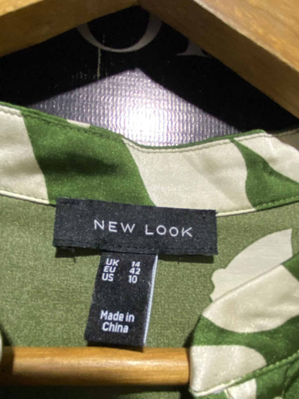 NEW LOOK |L| BUST 20| A7| EMERALD GREEN FLORAL PRINT MANDARIN COLLAR TIERED MAXI DRESS