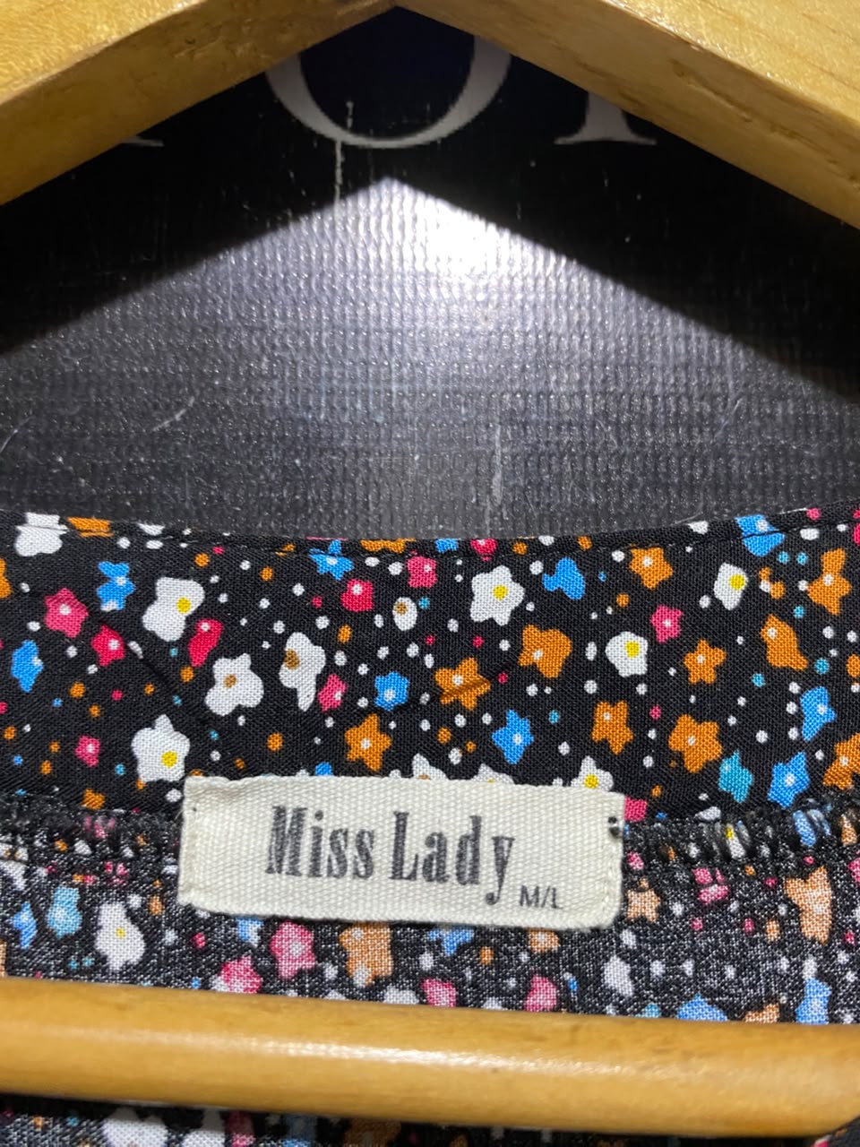 MISS LADY |M/L| BUST 17| A7| FINERY MULTICOLOR CONFETTI SPECKLE PRINT CINCHED WAIST MAXI DRESS