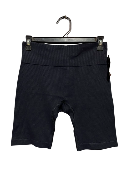 CRIVIT |S| WAIST 26| A7| WOMEN'S BLACK SEAMLESS RIBBED HIGH-WAIST BIKER SHORTS