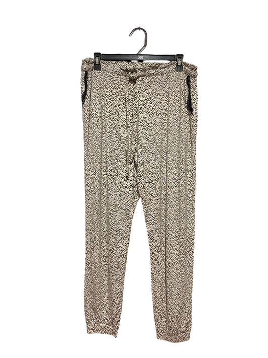 NEWLIFE |L| WAIST 32| A8| LEOPARD PRINT ELASTIC WAIST JOGGER PANTS