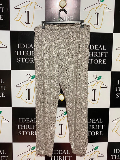 NEWLIFE |L| WAIST 32| A8| LEOPARD PRINT ELASTIC WAIST JOGGER PANTS