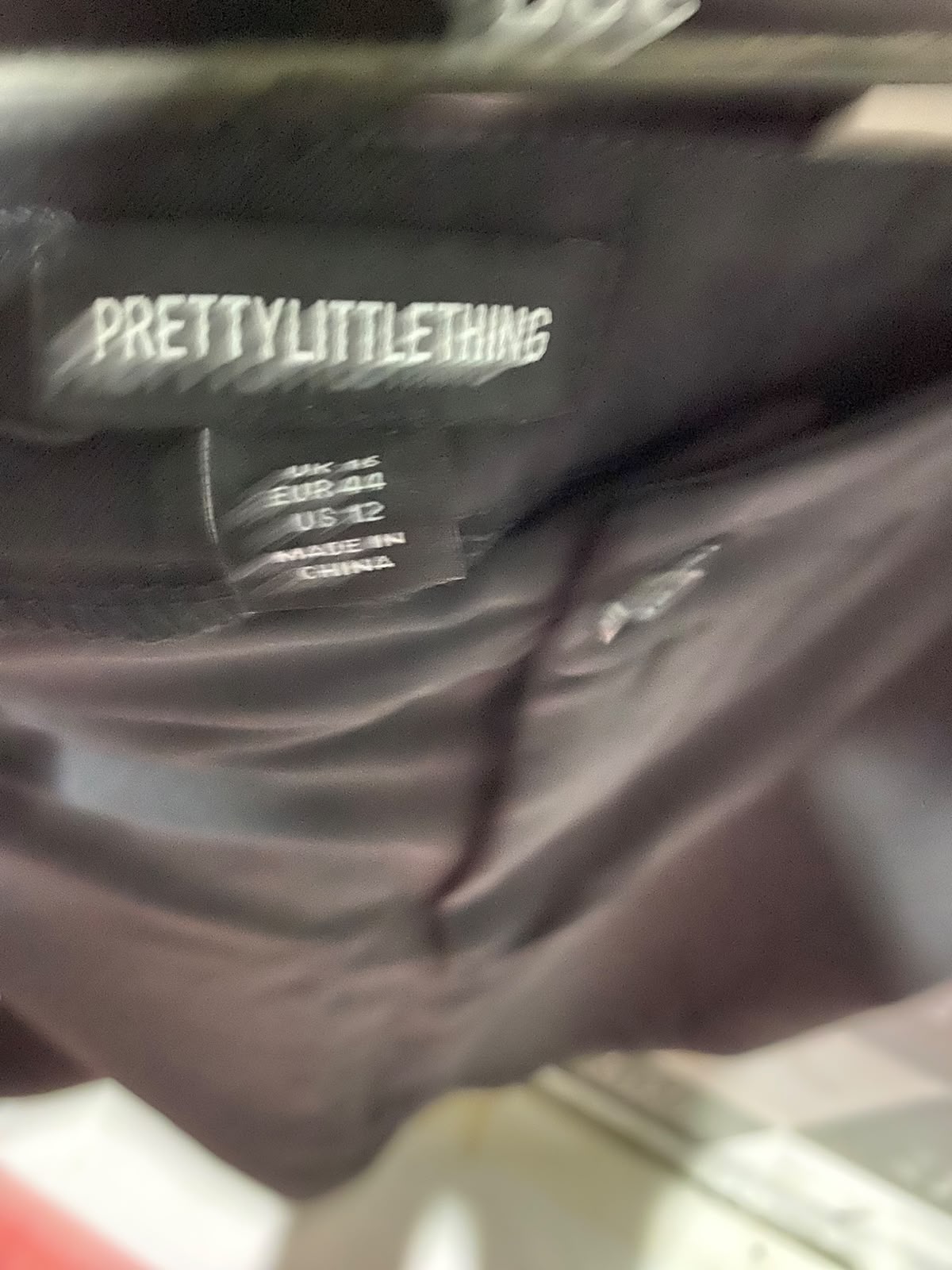 PRETTYLITTLE THING |XL| WAIST 36| A8| BLACK HIGH-WAISTED MAXI TAILORED SKIRT
