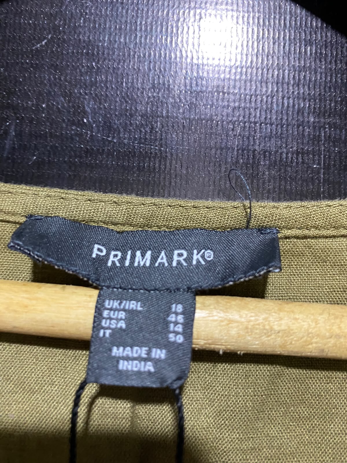 PRIMARK |XL| BUST 22| A8| OLIVE GREEN SHORT PUFF SLEEVE TIERED MIDI DRESS