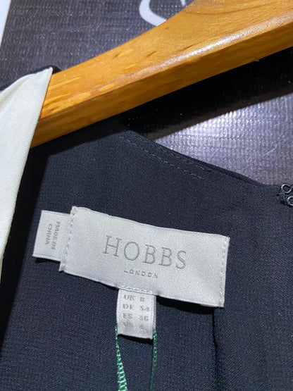 HOBBS |S| BUST 17| A8| COLORBLOCK SLEEVELESS V-NECK MIDI DRESS