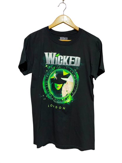 WICKED |S| BUST 18| A9| THE MUSICAL LONDON GRAPHIC T-SHIRT - BLACK