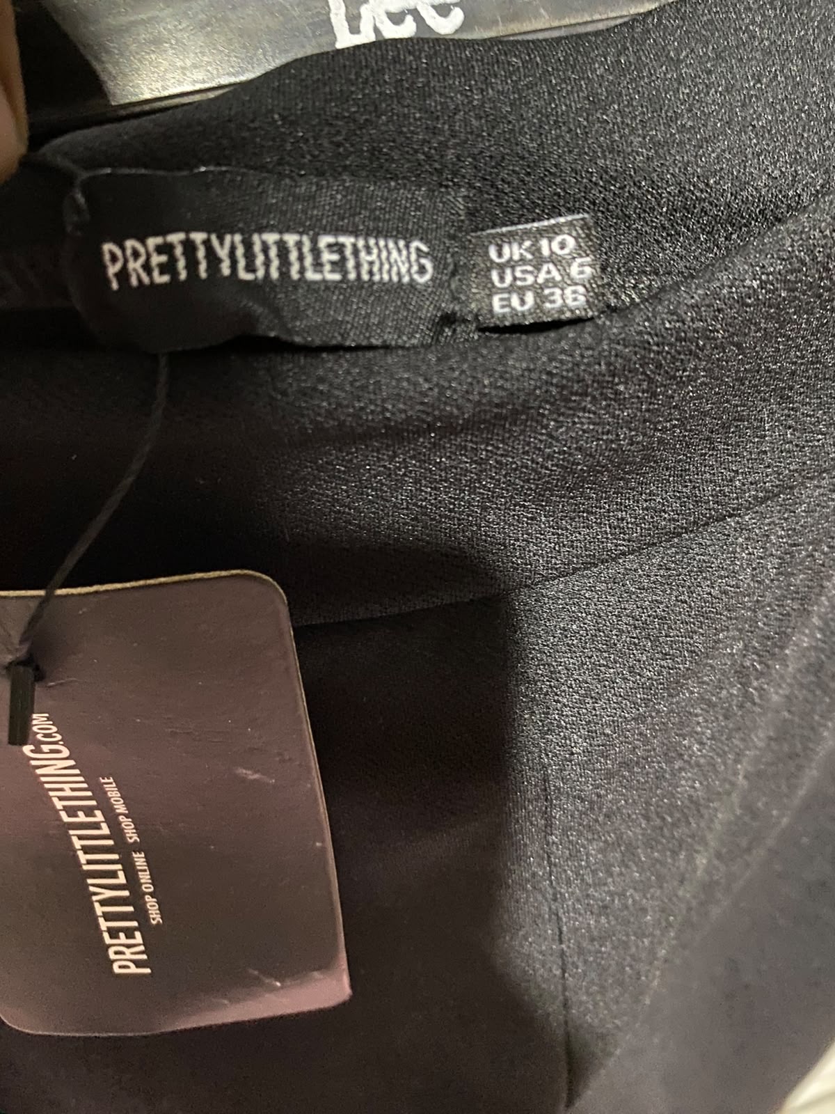 PRETTYLITTLE THING |S| WAIST 26| A9| HIGH-WAISTED SLIM FIT TROUSERS - BLACK
