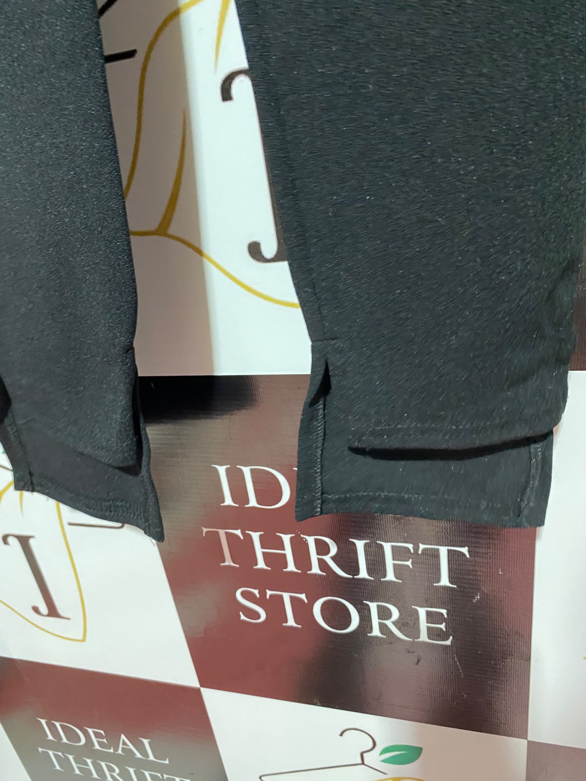 PRETTYLITTLE THING |S| WAIST 26| A9| HIGH-WAISTED SLIM FIT TROUSERS - BLACK