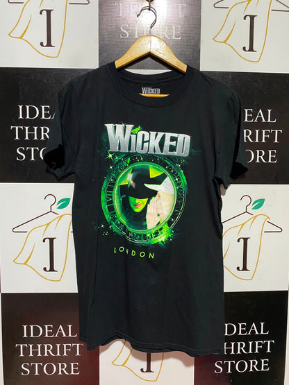 WICKED |S| BUST 18| A9| THE MUSICAL LONDON GRAPHIC T-SHIRT - BLACK