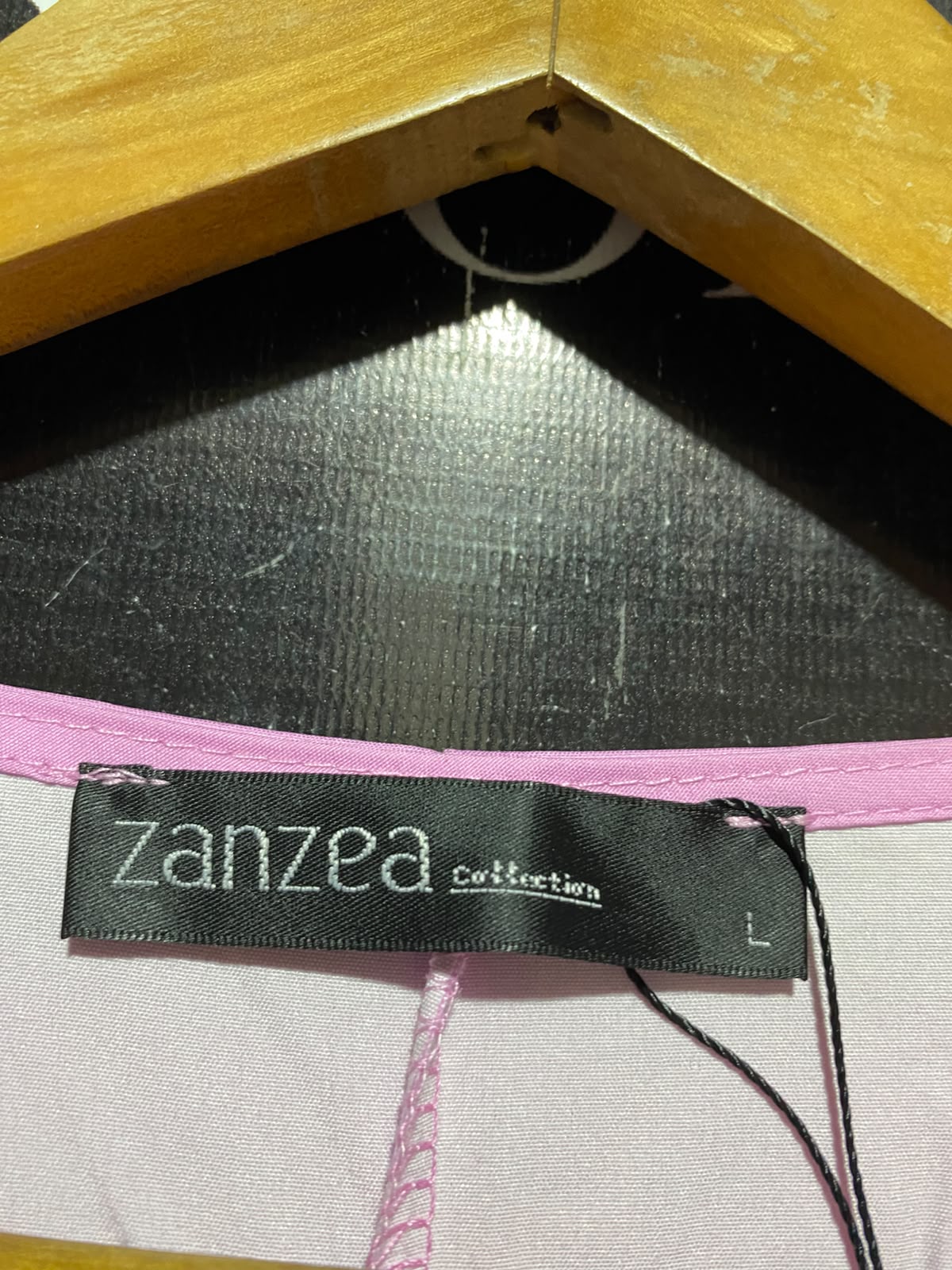 ZANZEA |L| BUST 21| A11| EMBROIDERED TIERED MAXI DRESS - PINK / LILAC