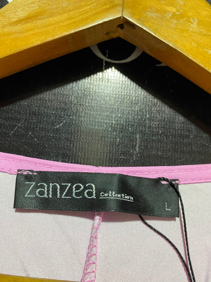 ZANZEA |L| BUST 21| A11| EMBROIDERED TIERED MAXI DRESS - PINK / LILAC