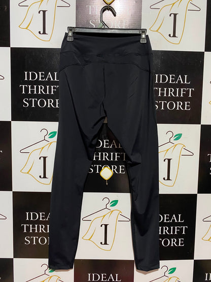 MY PROTEIN |XS| WAIST 24| A9| HIGH-WAISTED PERFORMANCE ATHLETIC LEGGINGS WITH SIDE POCKETS - BLACK