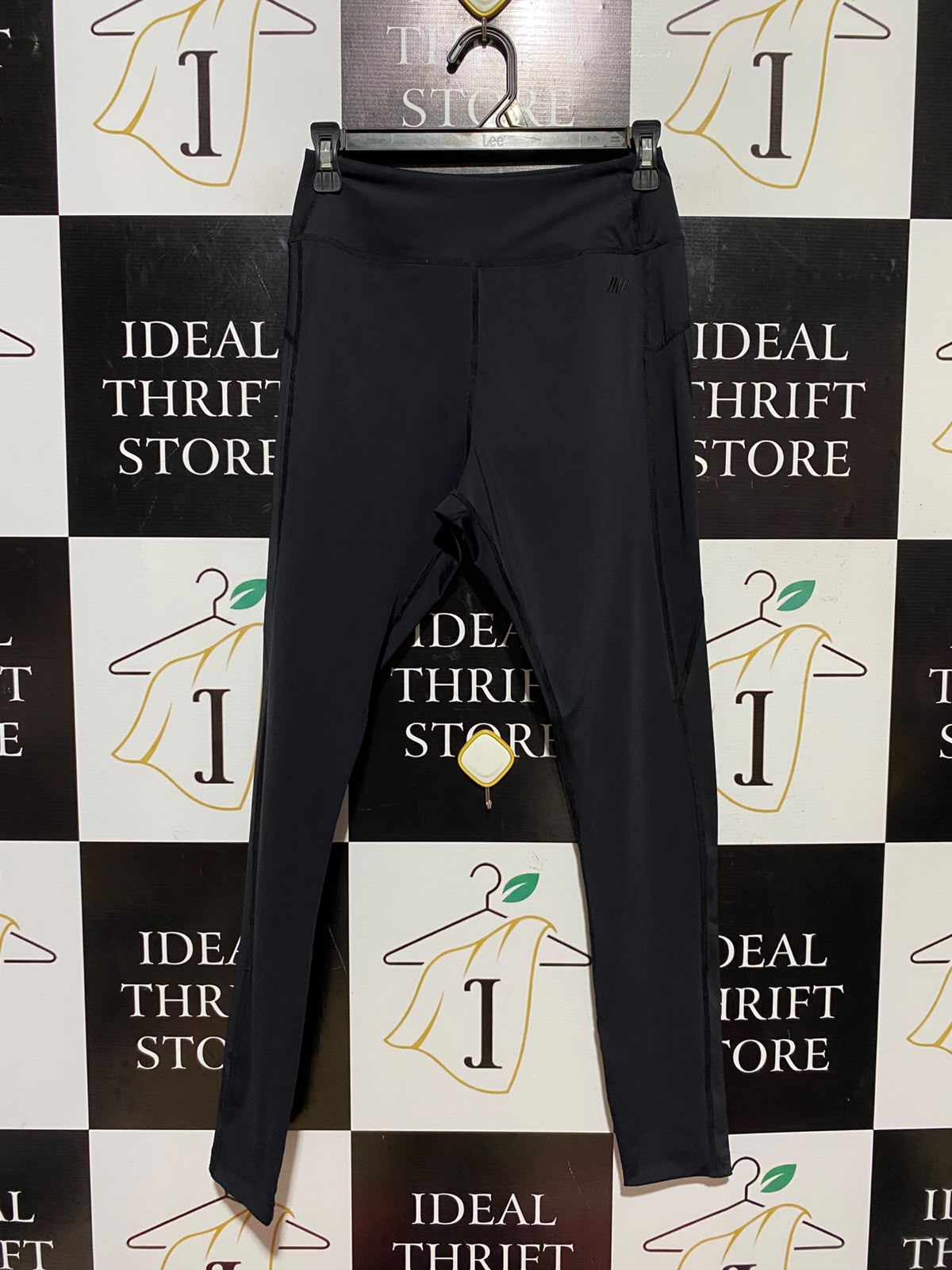 MY PROTEIN |XS| WAIST 24| A9| HIGH-WAISTED PERFORMANCE ATHLETIC LEGGINGS WITH SIDE POCKETS - BLACK