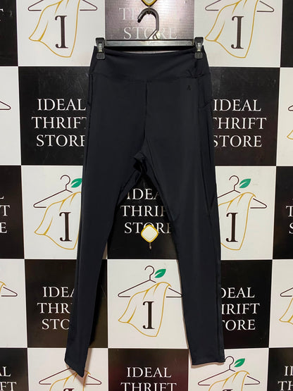 MY PROTEIN |XS| WAIST 24| A9| HIGH-WAISTED PERFORMANCE ATHLETIC LEGGINGS WITH SIDE POCKETS - BLACK