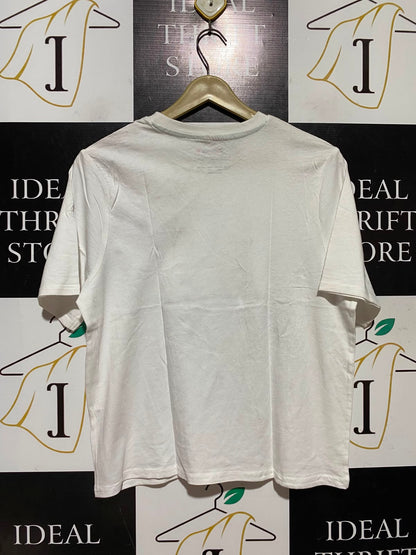 DISNEP |S| BUST 19| A9| WINNIE THE POOH & PIGLET CHRISTMAS T-SHIRT - WHITE