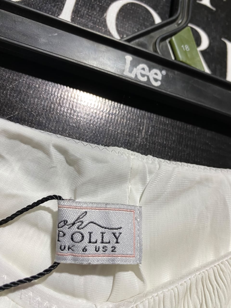 OH POLLY |XS| WAIST 24| A12| WOMEN'S OFF-WHITE PLEATED WIDE-LEG TROUSERS