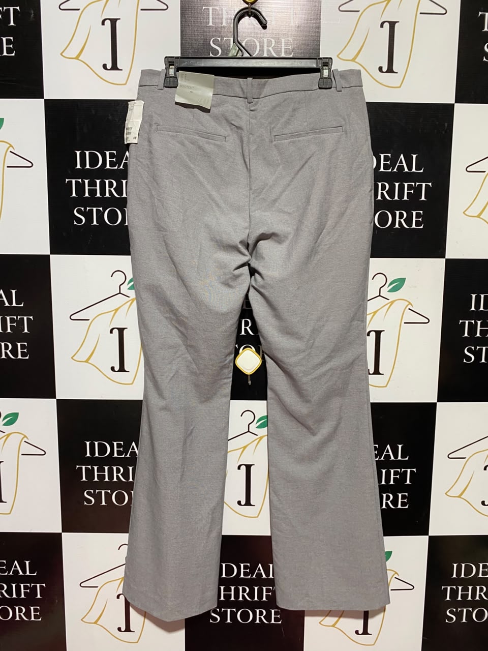 H&M |L| WAIST 32| A12| CLASSIC MID-RISE STRAIGHT-LEG OFFICE PANTS