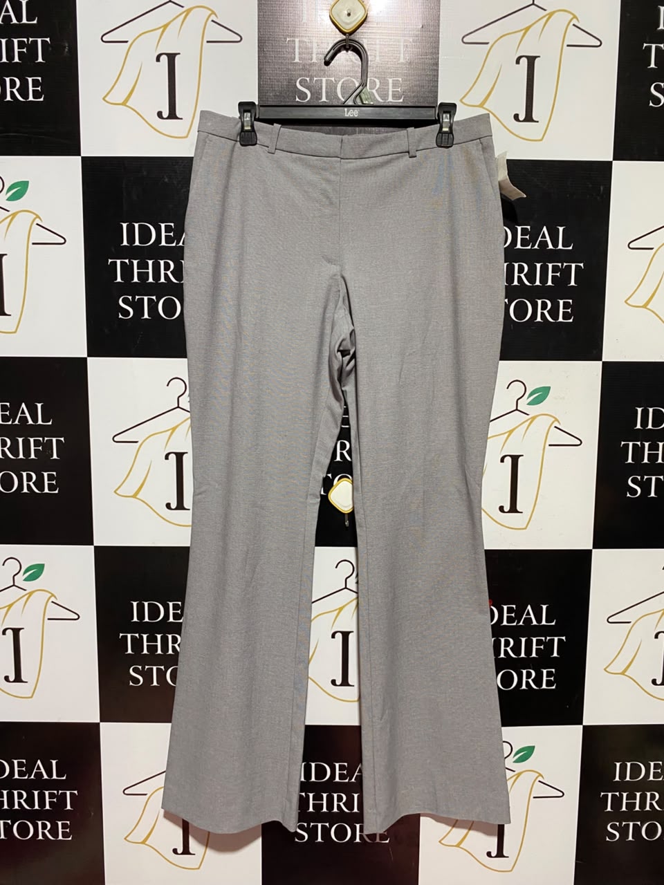 H&M |L| WAIST 32| A12| CLASSIC MID-RISE STRAIGHT-LEG OFFICE PANTS