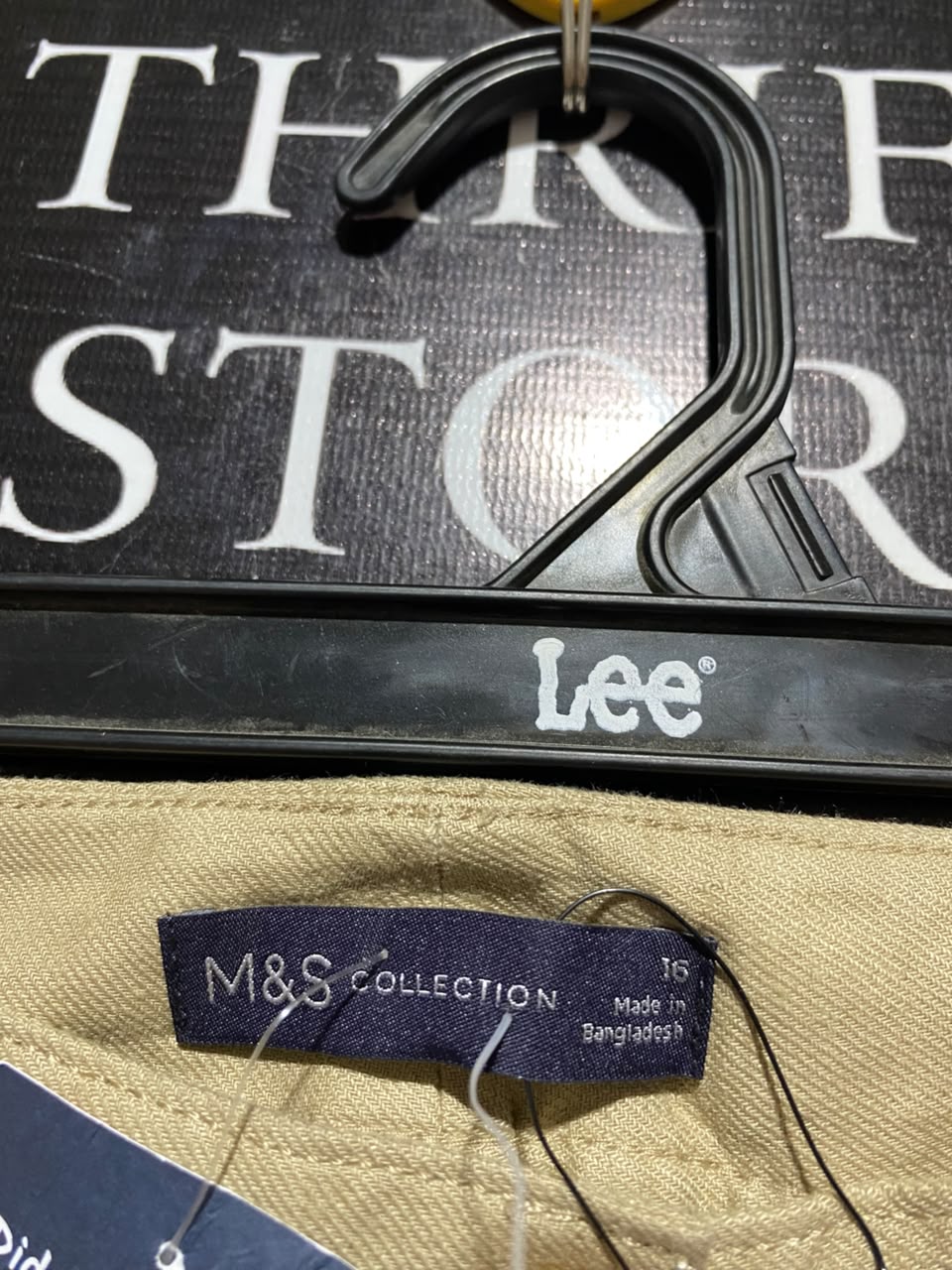 M&S |XXL| WAIST 36| A11| BEIGE LINEN-BLEND HIGH-RISE WIDE-LEG TROUSERS