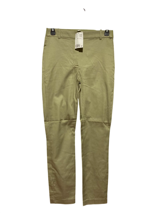 H&M |S| WAIST 26| A13| WOMEN'S SLIM FIT TAILORED TROUSERS IN OLIVE GREEN - CLASSIC FORMAL & CASUAL CHINOS