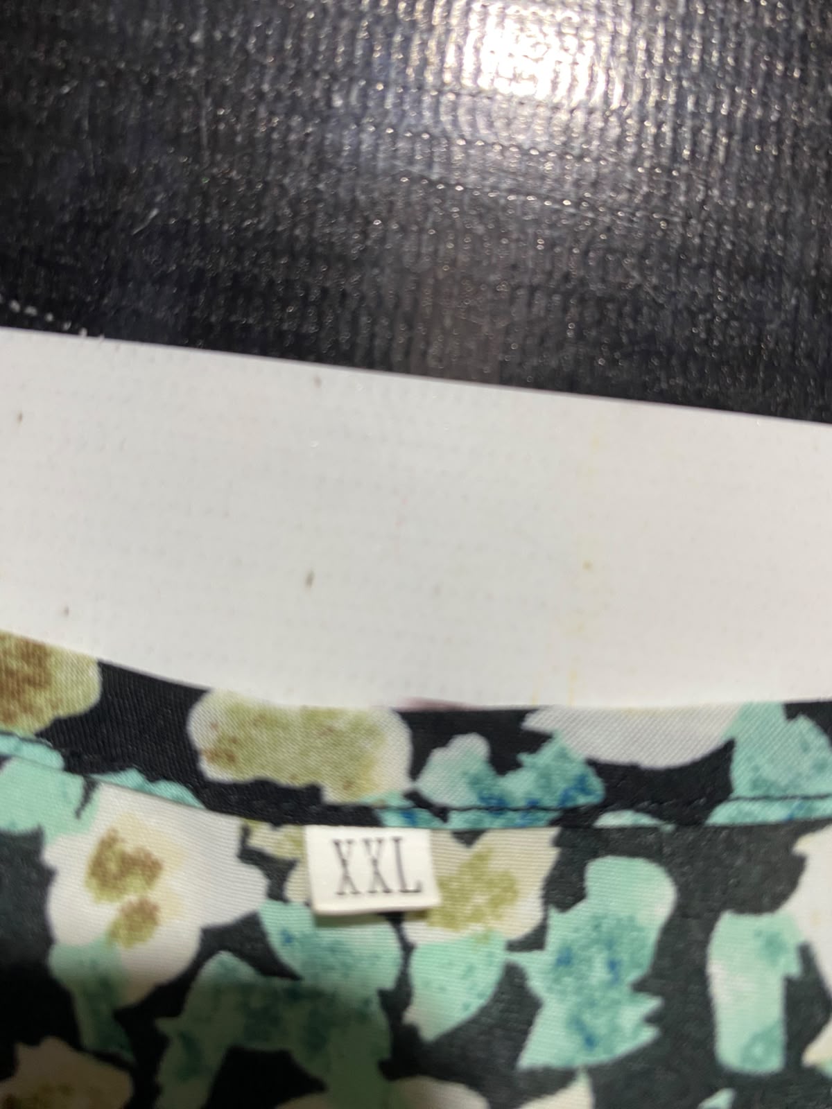 |XXL| BUST 21| A13| BLACK & GREEN DITSY FLORAL MAXI DRESS - LONG SLEEVE SMOCKED CUFF DRESS