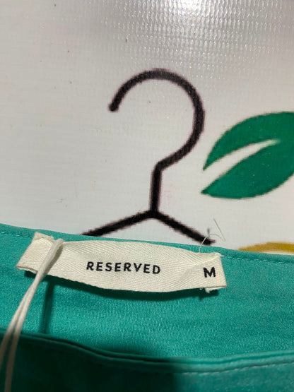 RESERVED |M| BUST 18| A13| TURQUOISE GREEN PUFF SLEEVE MIDI DRESS - SQUARE NECK TIERED DRESS