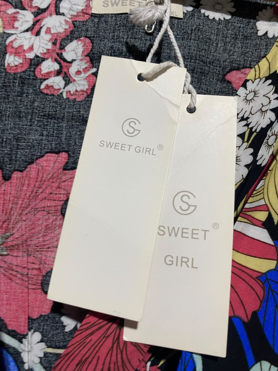 SWEET GIRL |XL| BUST 18| A13| MULTICOLOR FLORAL V-NECK MAXI DRESS - LONG SLEEVE BOHO DRESS