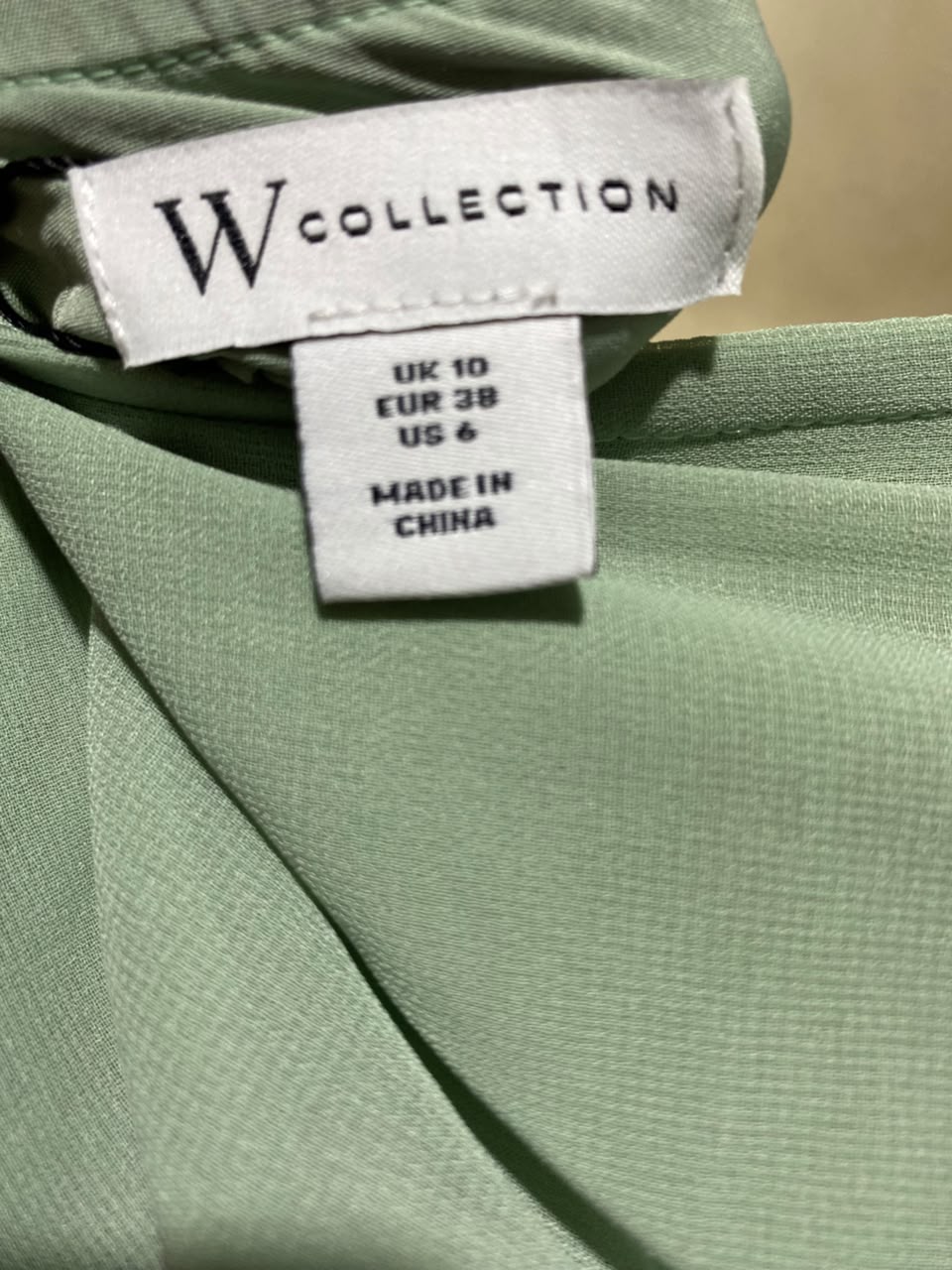 W COLLECTION |M| BUST 16| A12| SAGE GREEN PLEATED HALTER MIDI DRESS - SLEEVELESS BELTED EVENING DRESS
