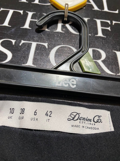 DENIM CO |M| WAIST 29| A14| WOMEN'S CLASSIC SOLID BLACK SLIM-FIT JEGGINGS / SKINNY PANTS
