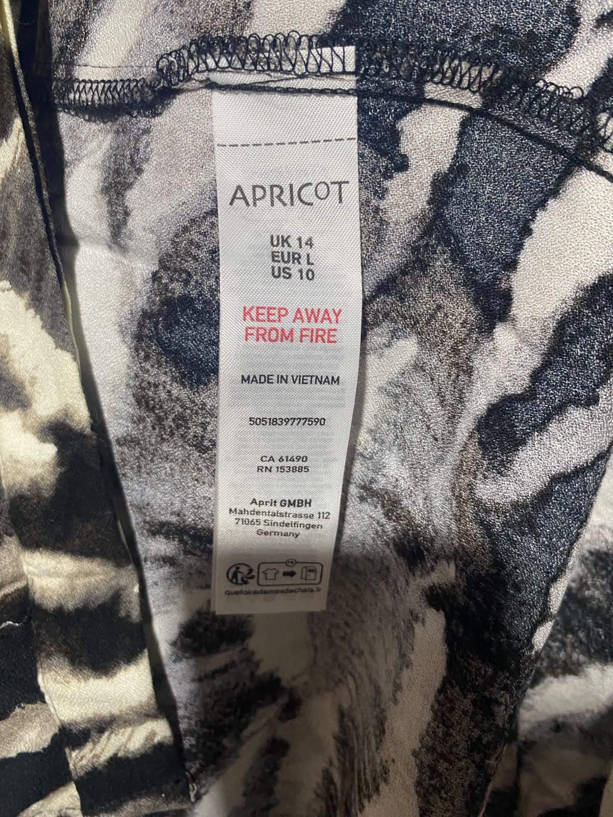 APRICOT |L| BUST 22| A15| ZEBRA ANIMAL PRINT SHIRT DRESS - LONG SLEEVE BELTED MIDI DRESS