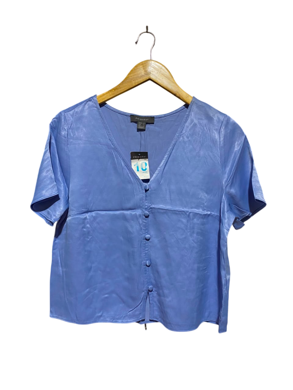 PRIMARK |M| BUST 18| A16| V-NECK BUTTON-DOWN CASUAL & WORKWEAR BLOUSE