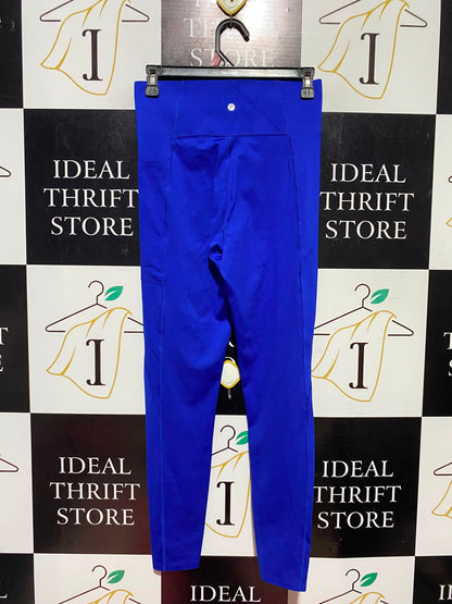 ACTIVE |S| WAIST 26| A16| VIBRANT ROYAL BLUE HIGH-WAISTED ATHLETIC LEGGINGS