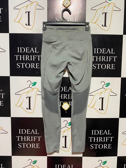 NIKE |S| WAIST 24| A16| SAGE GREY HIGH-WAISTED DRAWSTRING ATHLETIC LEGGINGS