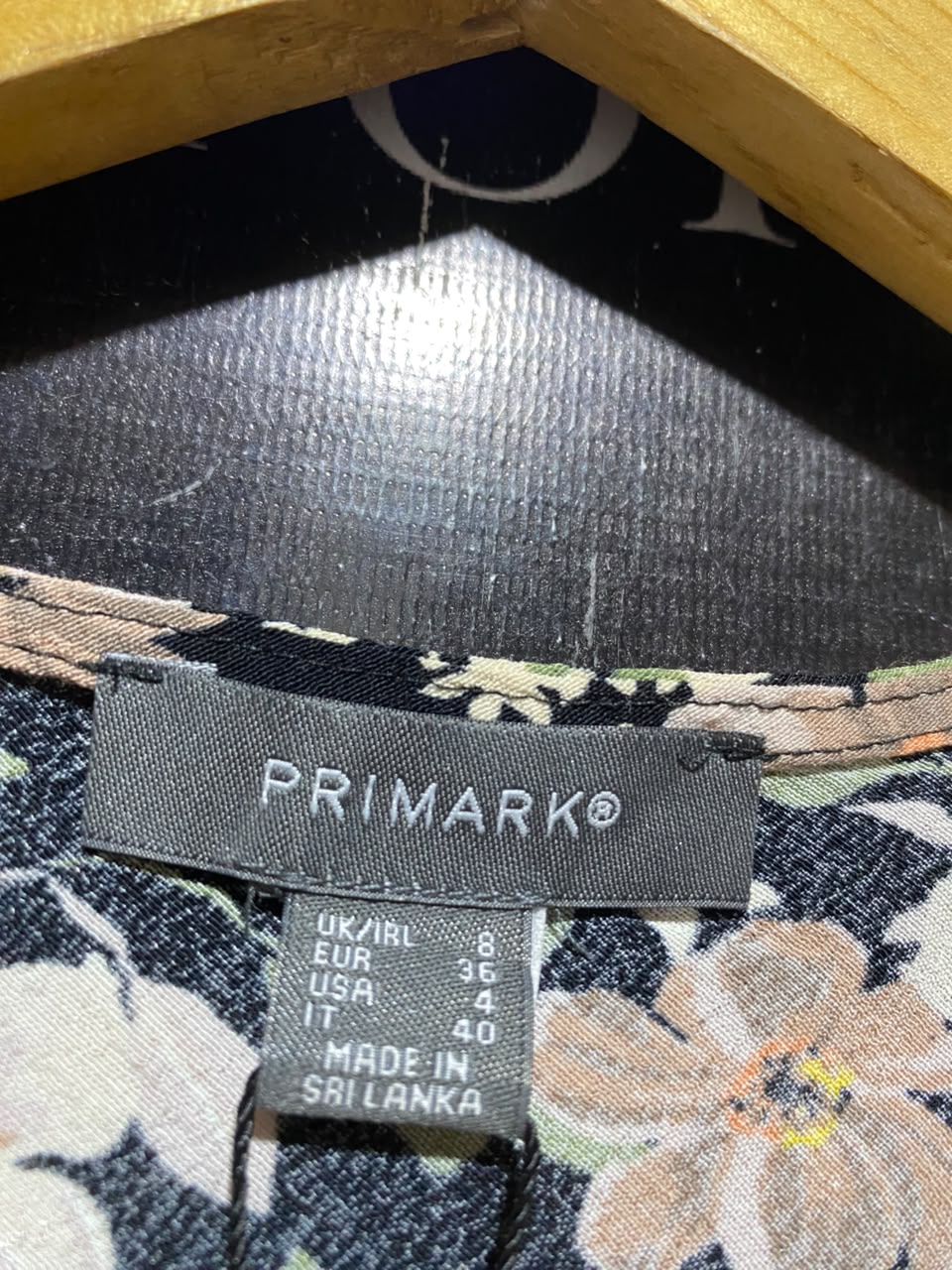 PRIMARK |S| BUST 16| A16| BLACK & BEIGE FLORAL PRINT WRAP MAXI DRESS - V-NECK HALF SLEEVE CASUAL & EVENING GOWNBLACK & BEIGE FLORAL PRINT WRAP MAXI DRESS - V-NECK HALF SLEEVE CASUAL & EVENING GOWN