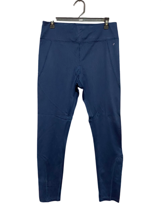 WORK OUT |M| WAIST 30| A17| WOMEN'S NAVY BLUE PERFORMANCE ATHLETIC LEGGINGS