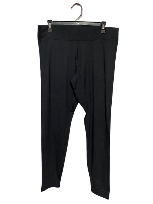 TU |L| WAIST 34| A17| WOMEN'S ESSENTIAL BLACK STRETCH LEGGINGS