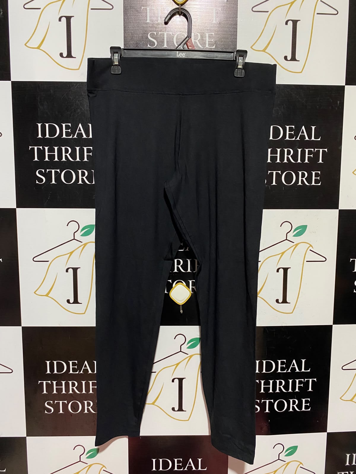 TU |L| WAIST 34| A17| WOMEN'S ESSENTIAL BLACK STRETCH LEGGINGS
