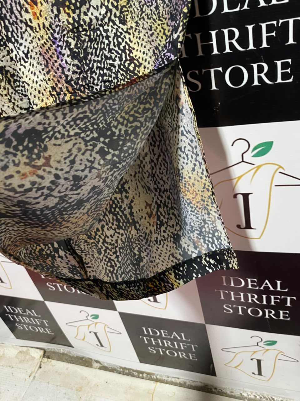 RIVER ISLAND |XL| WAIST 34| A17| WOMEN'S STYLISH ANIMAL PRINT RELAXED-FIT TROUSERS