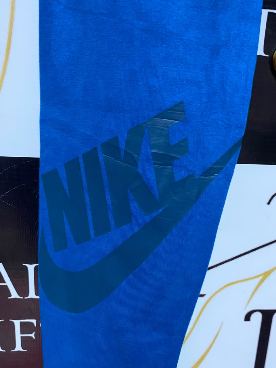 NIKE |M| WAIST 26| A17| WOMEN'S VIBRANT BLUE ATHLETIC PERFORMANCE LEGGINGS