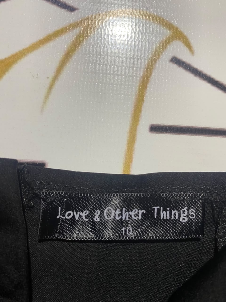 LOVE & OTHER THINGS |S| BUST 15| A17| WOMEN'S CHIC BLACK SWEETHEART RUCHED SLEEVE CROP TOP