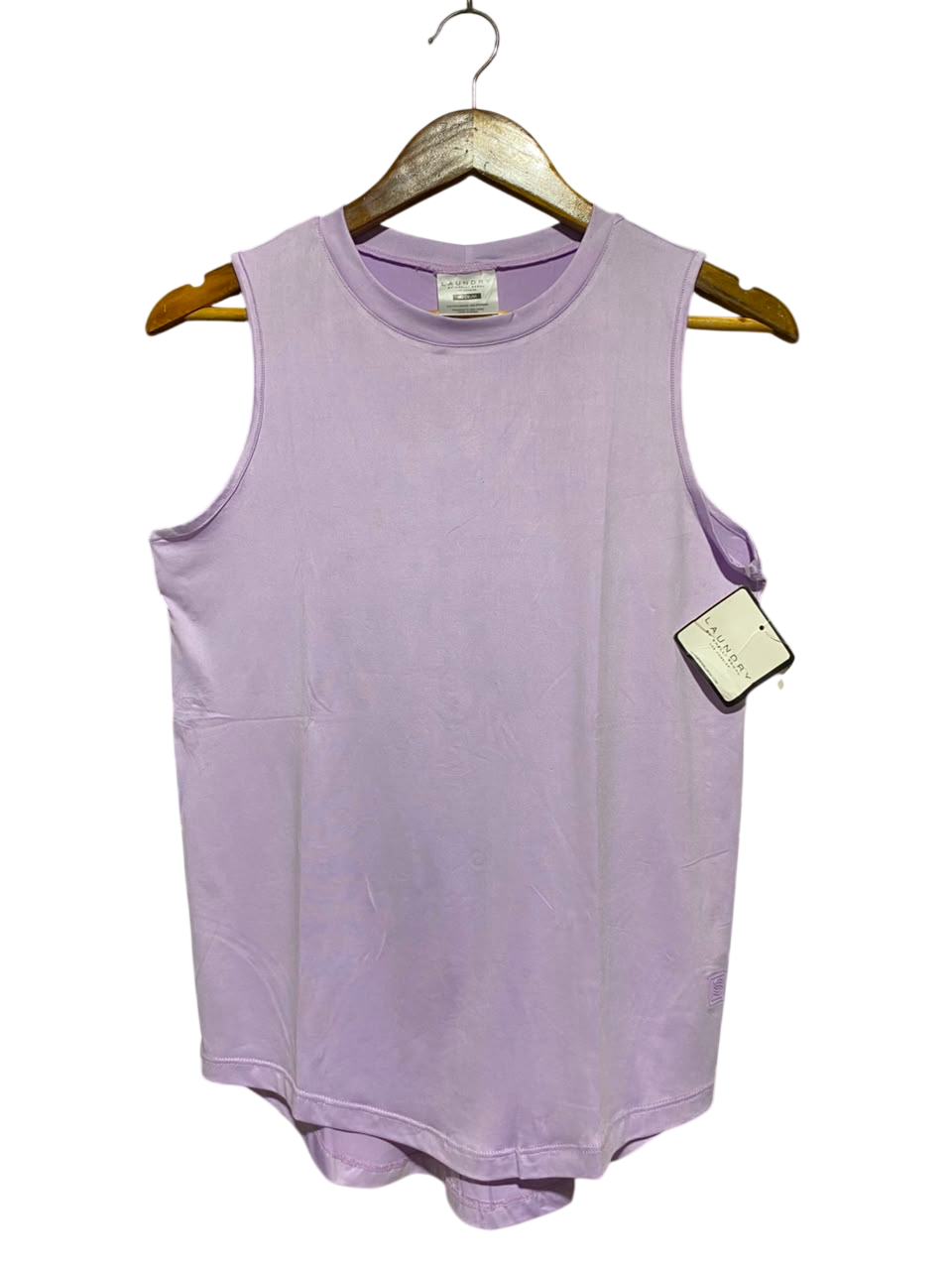LAUNDRY |M| BUST 17| A17| WOMEN’S LAVENDER CASUAL SLEEVELESS TANK TOP
