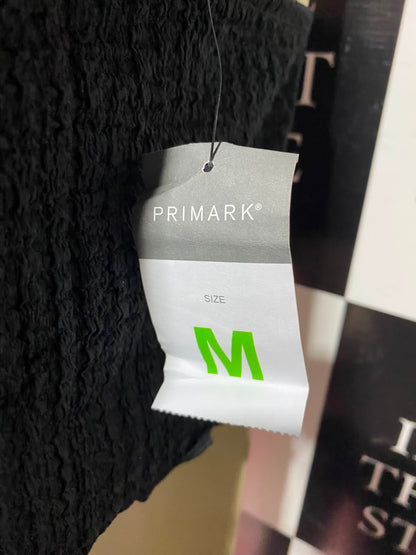 PRIMARK |M| BUST 15| A18| WOMEN’S BLACK TEXTURED STRAPLESS BANDAU TUBE TOP