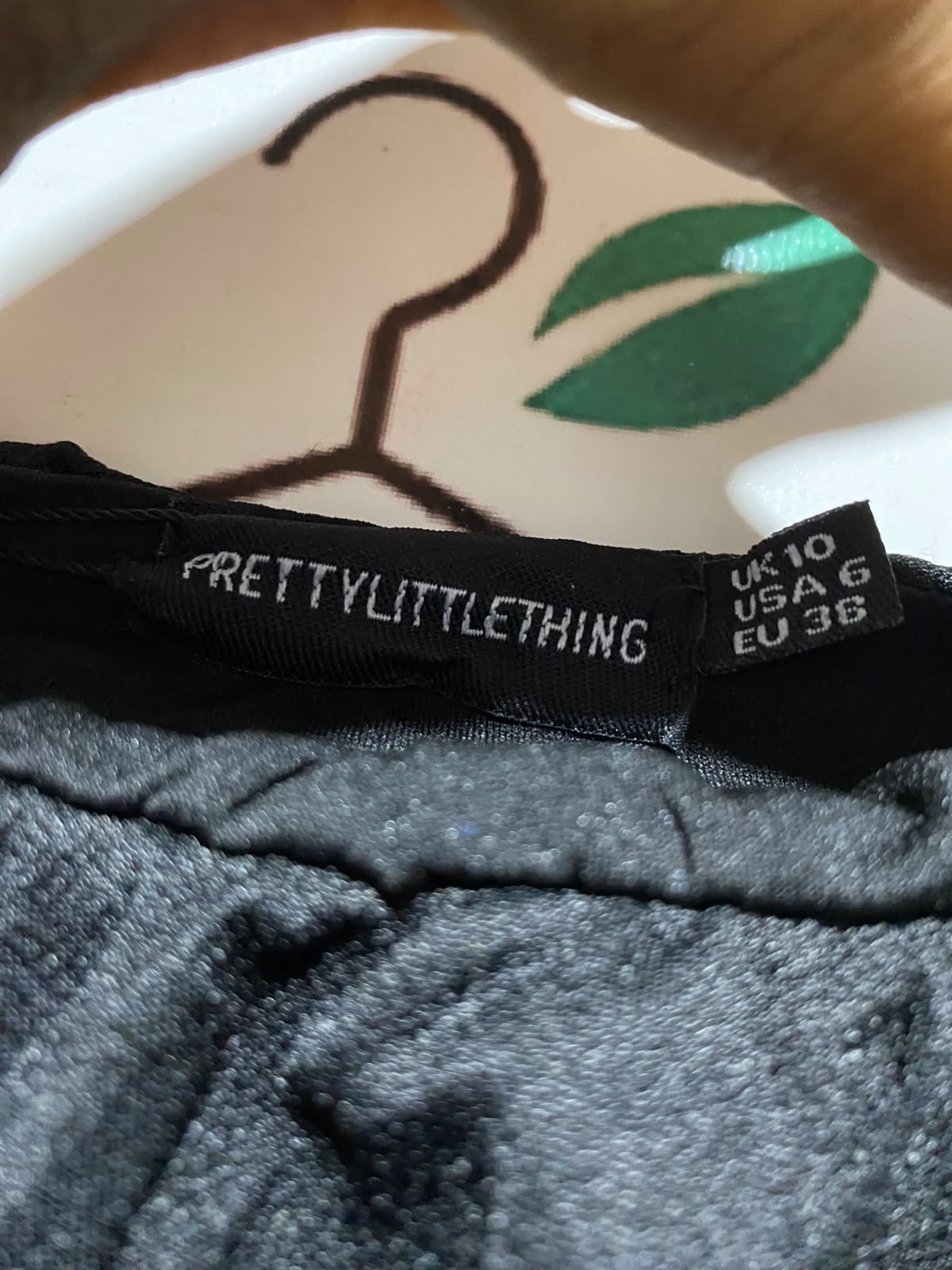 PRETTYLITTLE THING |S| BUST 14| A18| WOMEN’S BLACK OFF-SHOULDER RUFFLE BODYSUIT